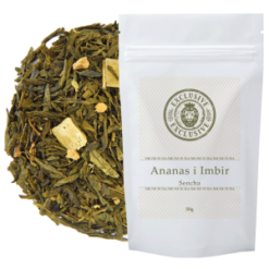 HERBATA SENCHA ANANAS I IMBIR 50G