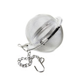 ZAPARZACZ SITO Z ŁAŃCUSZKIEM ZE STALI NIERDZEWNEJ 1SZT.