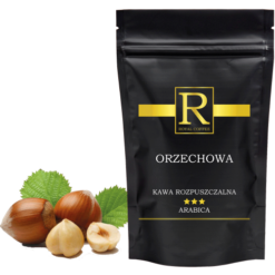 KAWA ROZPUSZCZALNA ARABICA ORZECHOWA 250G