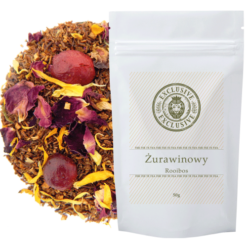 HERBATA ROOIBOS ŻURAWINOWY 50G